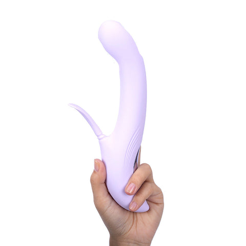Maia CHARLI USB Rechargeable Flapping & Tapping Rabbit Vibe - Rabbit Vibrators