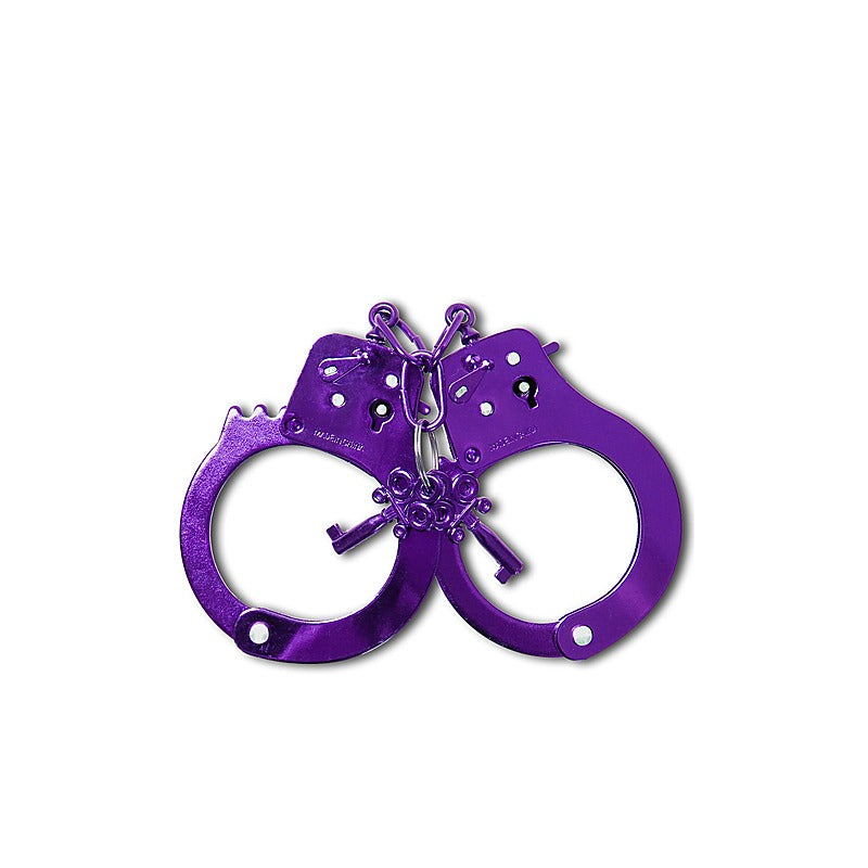 Fetish Fantasy Anodized BDSM Play Handcuffs - Steel Sex Toys