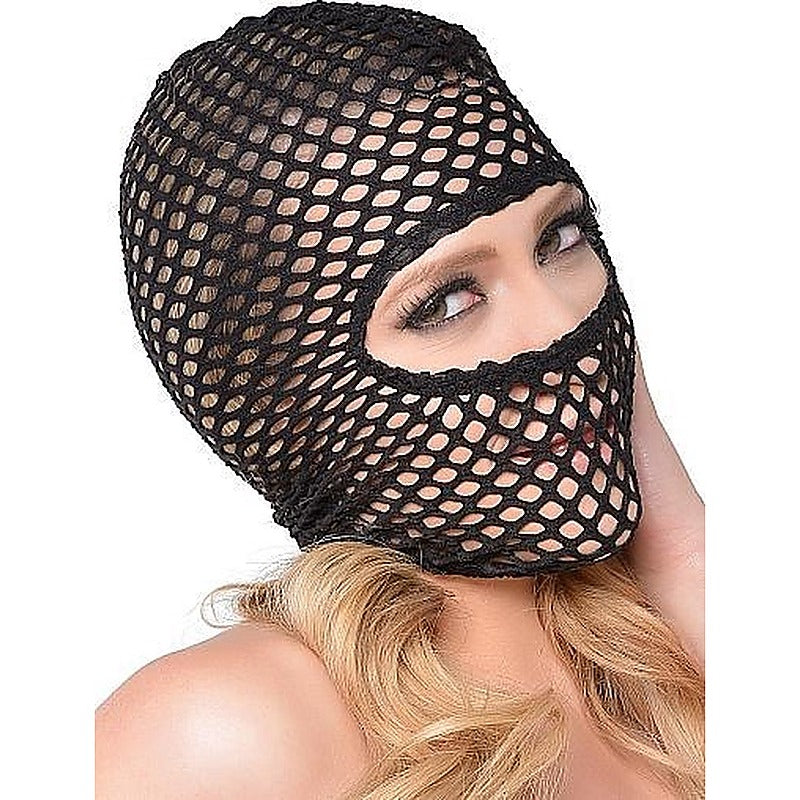 Fetish Fantasy Fishnet Fetish Play Hood - Bondage Hoods