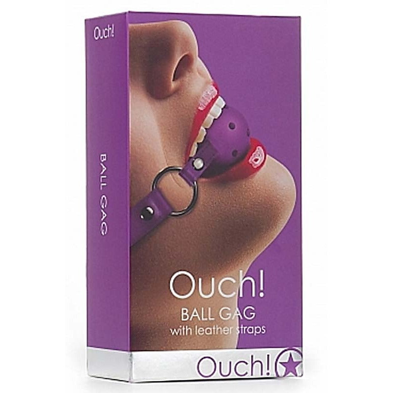 Professional-Grade Gag Ball by Shots Toys - Bondage Gags and Bits