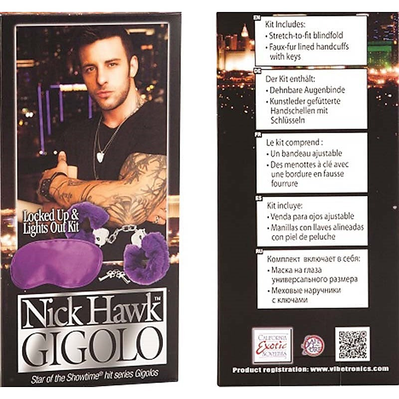 Nick Hawk GIGOLO Locked Up & Lights Out Kit - Sex Kits