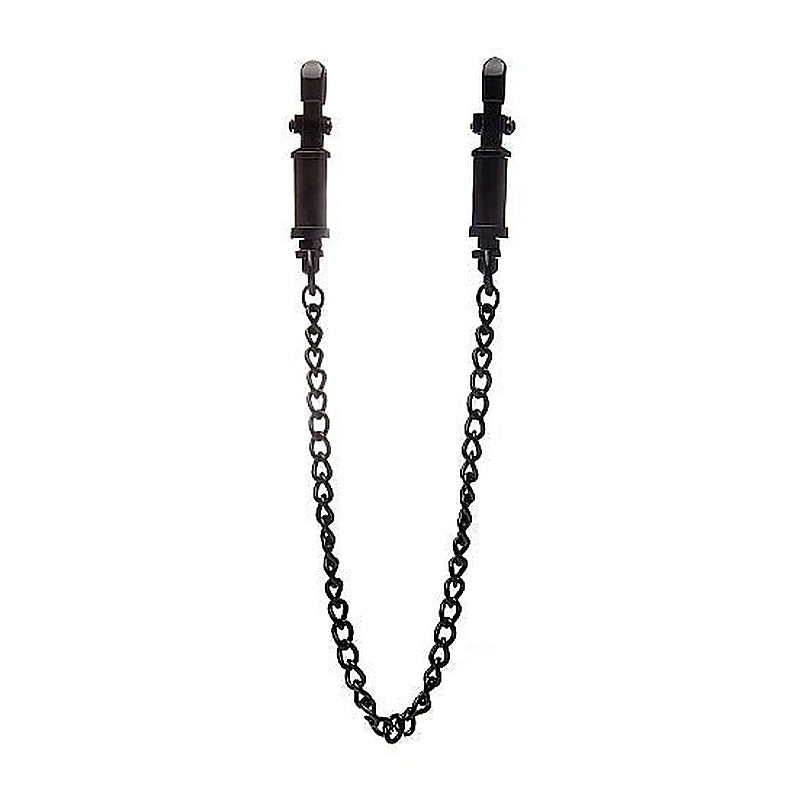 Ouch Vice Adjustable Nipple Clamps by Shots Toys - Masks And Blindfolds