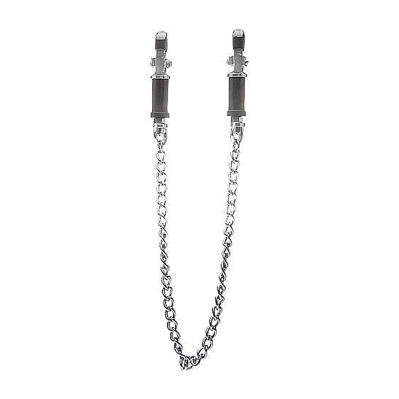 Ouch Vice Adjustable Nipple Clamps by Shots Toys - Masks And Blindfolds