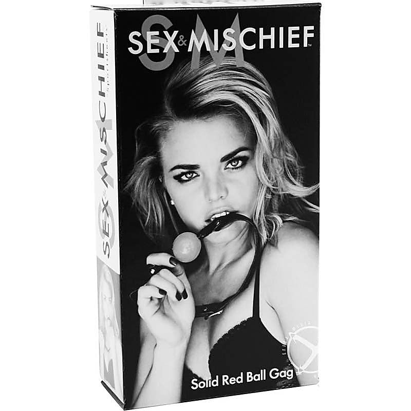 Premium Solid Red Ball Gag by Sportsheets - Bondage Gags and Bits