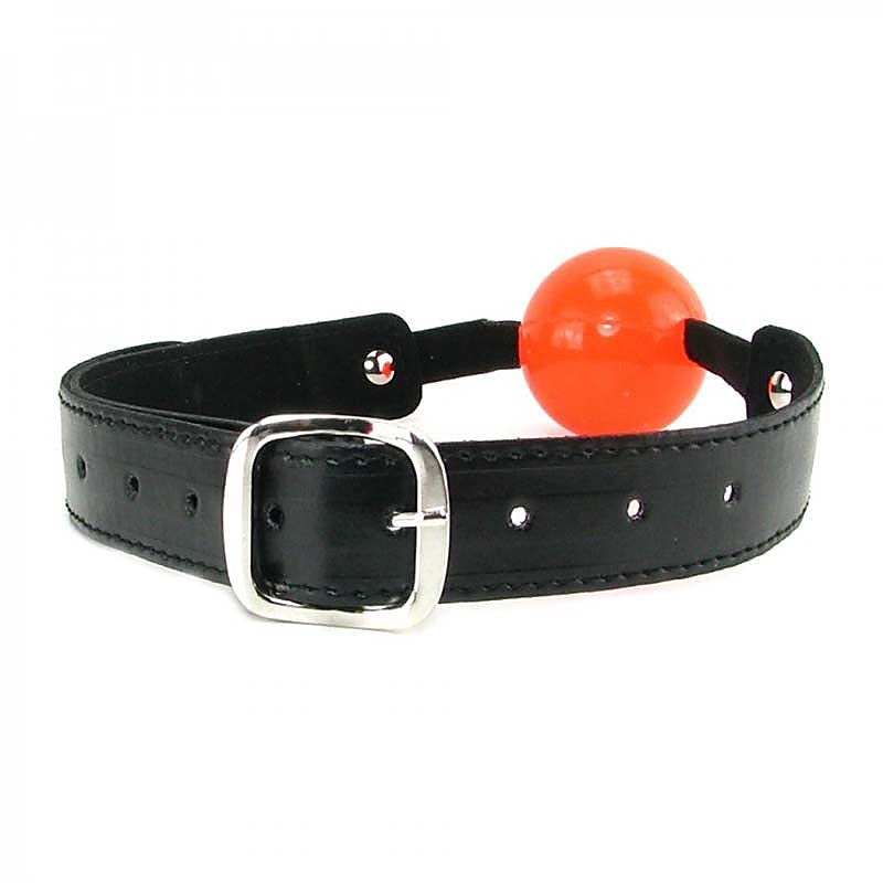Premium Solid Red Ball Gag by Sportsheets - Bondage Gags and Bits