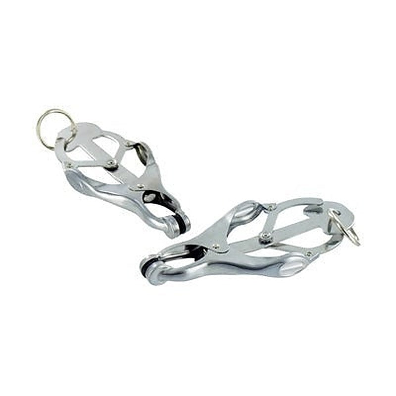Premium Ringed Monarch Nipple Vice by XR Brands - Nipple and Clit Clamps