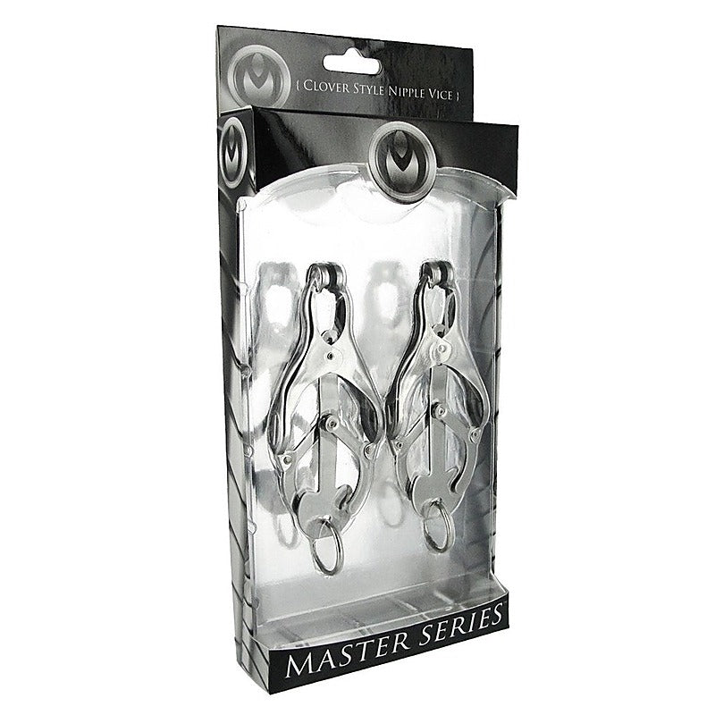 Premium Ringed Monarch Nipple Vice by XR Brands - Nipple and Clit Clamps