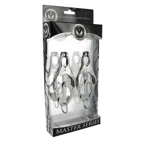Premium Ringed Monarch Nipple Vice by XR Brands - Nipple and Clit Clamps