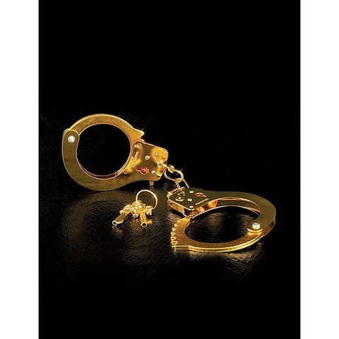 Fetish Fantasy Gold Metal Bondage Cuffs Gold - Cuffs and Restraints