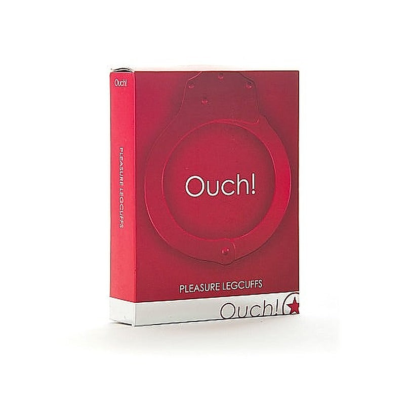 Premium OUCH! Pleasure Legcuffs by Shots Toys - Cuffs and Restraints