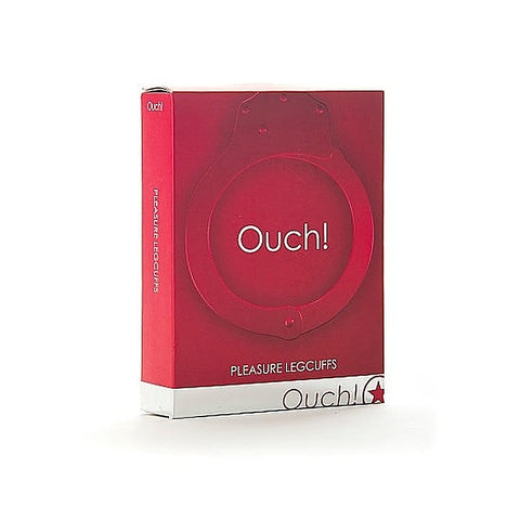 Premium OUCH! Pleasure Legcuffs by Shots Toys - Cuffs and Restraints