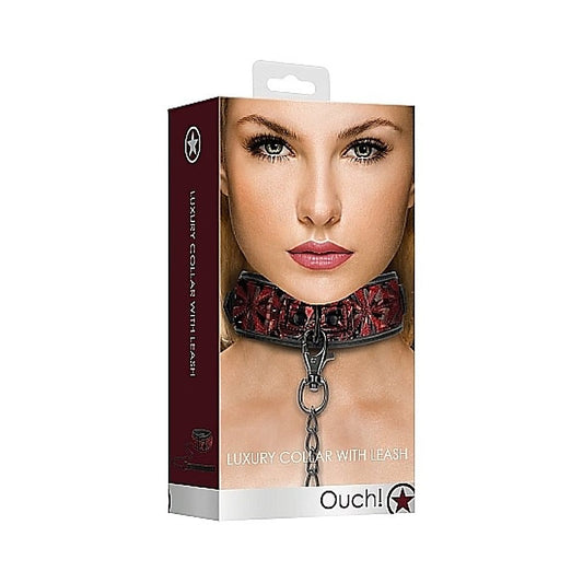 Ouch! Luxury Collar with Leash