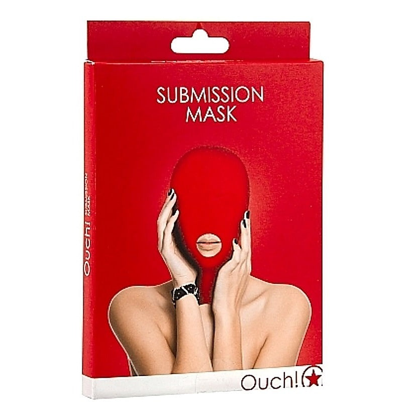 Premium Ouch! Submission Mask by Shots Toys - Masks And Blindfolds