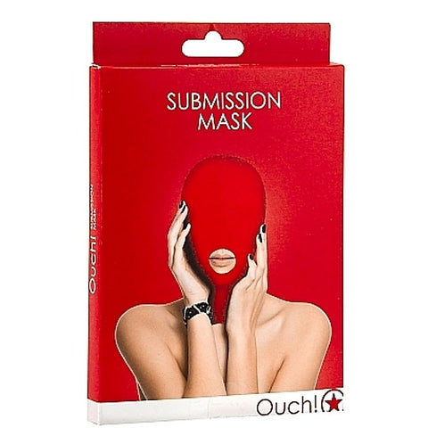 Premium Ouch! Submission Mask by Shots Toys - Masks And Blindfolds