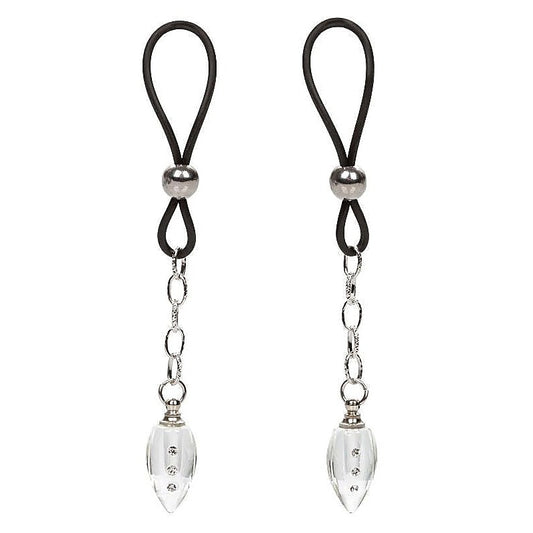Nipple Play Non-Piercing Nipple Jewelry Crystal Teardrop - Nipple and Clit Clamps