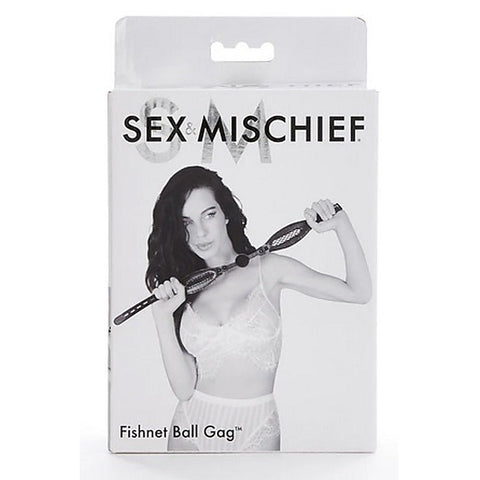 Professional Fishnet Ball Gag by Sportsheets - Bondage Gags and Bits