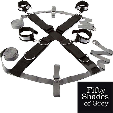 Keep Still Over the Bed Cross Restraint - Cuffs and Restraints