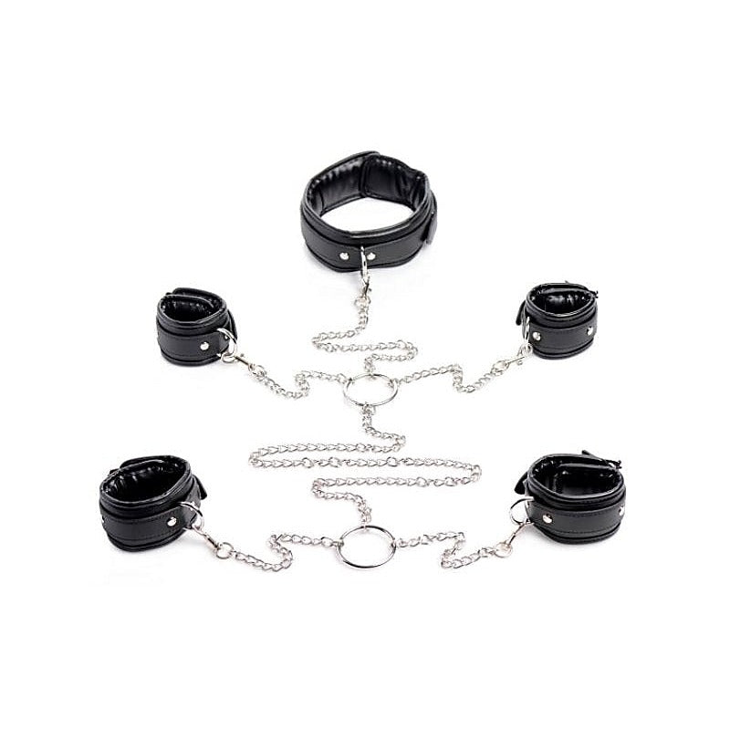 Strict Slave Bondage Shackle Set by XR Brands - Cuffs and Restraints