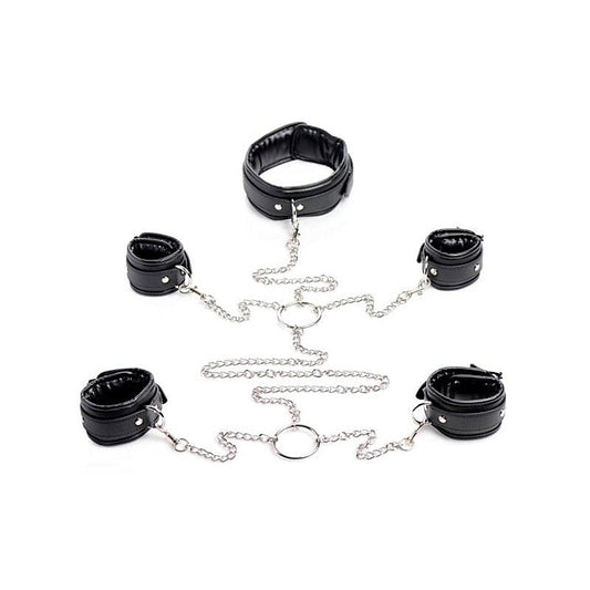 Strict Slave Bondage Shackle Set by XR Brands - Cuffs and Restraints