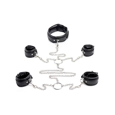 Strict Slave Bondage Shackle Set by XR Brands - Cuffs and Restraints