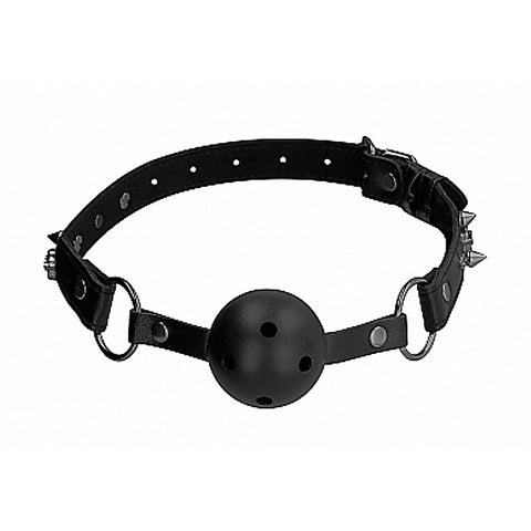 Ouch! Skull and Bones Breathable Ball Gag - Bondage Gags and Bits