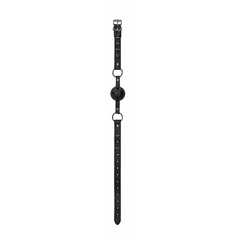 Ouch! Skull and Bones Breathable Ball Gag - Bondage Gags and Bits