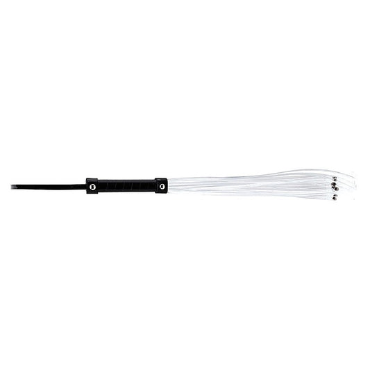 Bad Romance Translucent Whip with Metal Nails - Whips And Crops