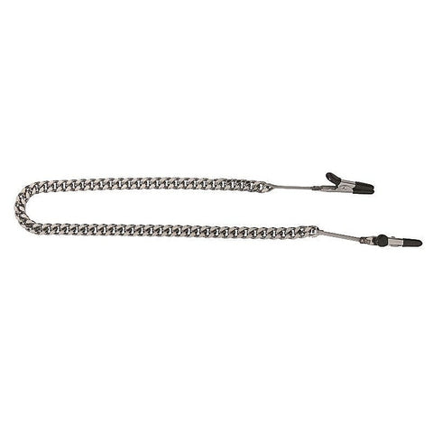 Spartacus Endurance Teaser Tip Clamps with Jewel Chain - Breast and Nipple Toys