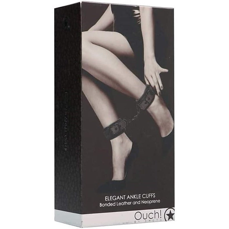 Premium Padded Ankle Cuffs by Shots Toys - Cuffs and Restraints