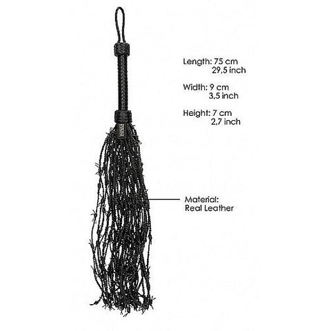 Pain Leather Barbed Wire Flogger