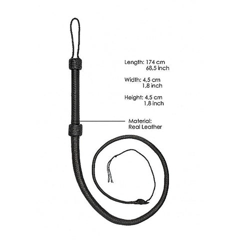 Pain Real Leather Bullwhip