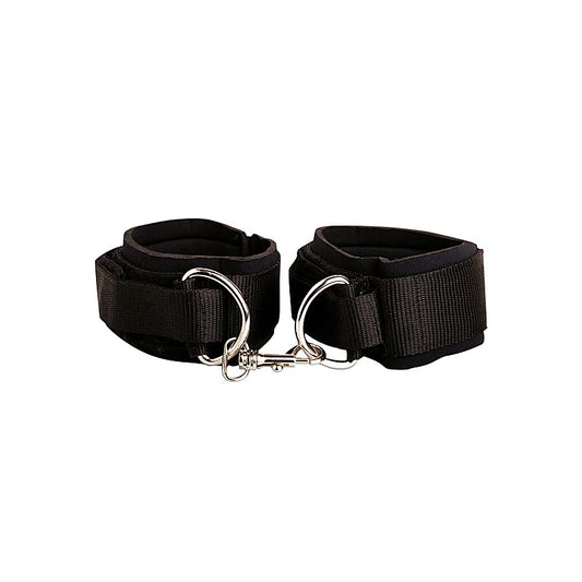 Pipedream Fetish Fantasy Heavy Duty Bondage Cuffs Black - Cuffs and Restraints