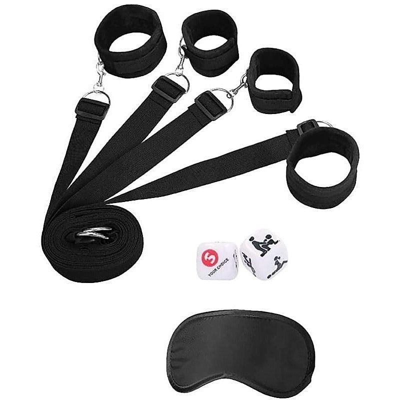 Discreet Nylon Bondage Restraints by Shots Toys - Cuffs and Restraints