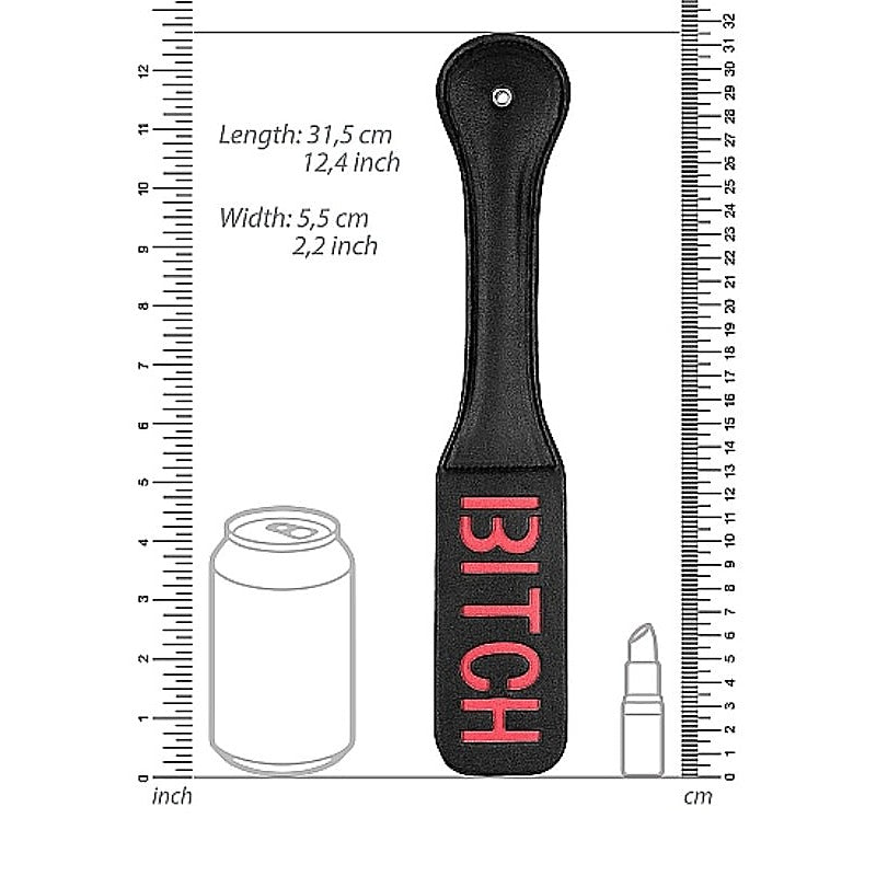 Professional-Grade BITCH Paddle by Shots Toys - Paddles And Slappers