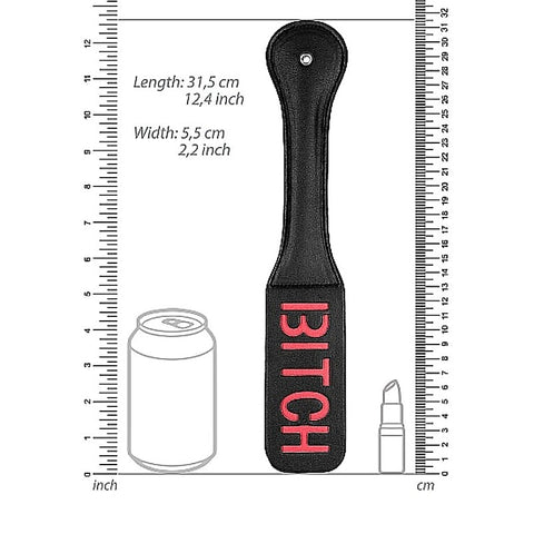 Professional-Grade BITCH Paddle by Shots Toys - Paddles And Slappers