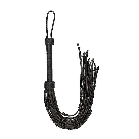 Pain Saddle Leather with Barbed Wire Flogger