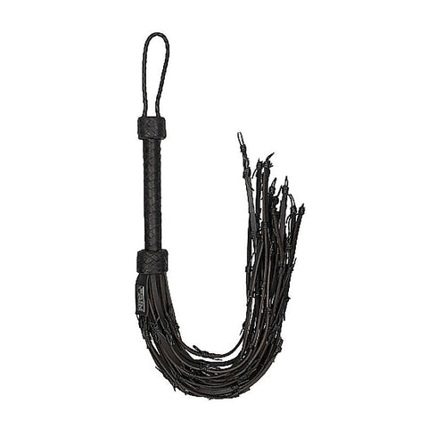 Pain Saddle Leather with Barbed Wire Flogger