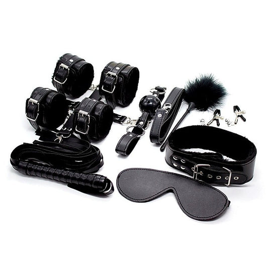 Elegance 11 Piece Bondage Kit - Bondage Kits