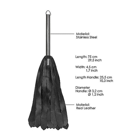 Pain 'D Calf Softy 36 Tails Flogger with Metal Handle