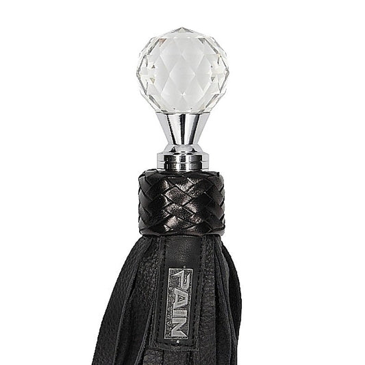 Pain Classic Designer Flogger with Round Sparkling Handle