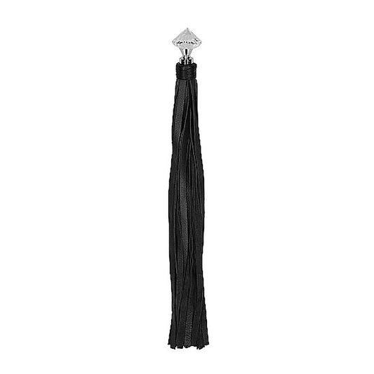 Pain Sparkling Pointed Handle Leather Flogger