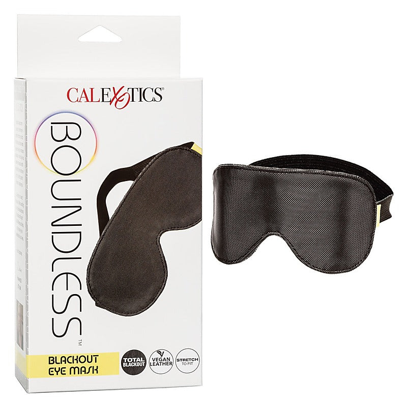 Premium Boundless Fetish Play Blackout Eye Mask - Masks And Blindfolds