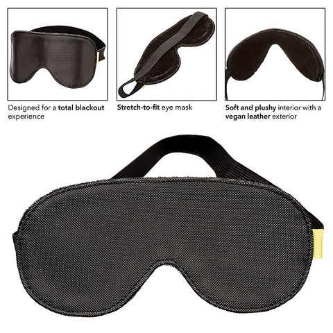 Premium Boundless Fetish Play Blackout Eye Mask - Masks And Blindfolds