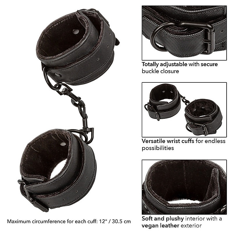 Boundless Fetish Play Wrist Cuffs by California Exotics - Cuffs and Restraints