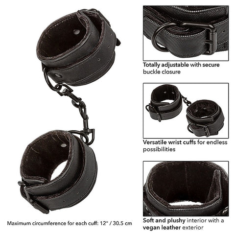 Boundless Fetish Play Wrist Cuffs by California Exotics - Cuffs and Restraints