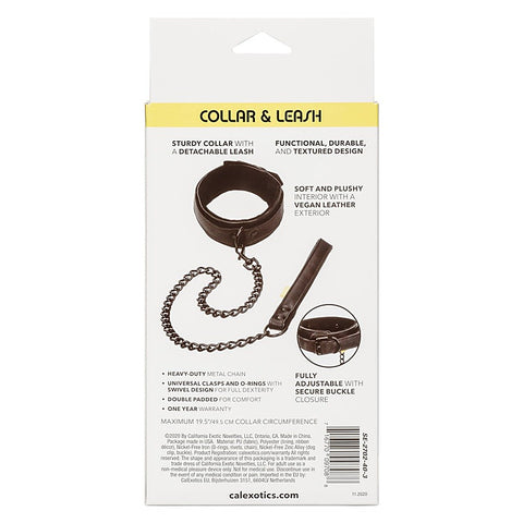Boundless Bondage Collar and Leash by California Exotics - Collars and Leads