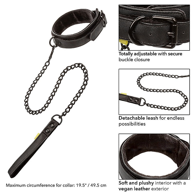 Boundless Bondage Collar and Leash by California Exotics - Collars and Leads