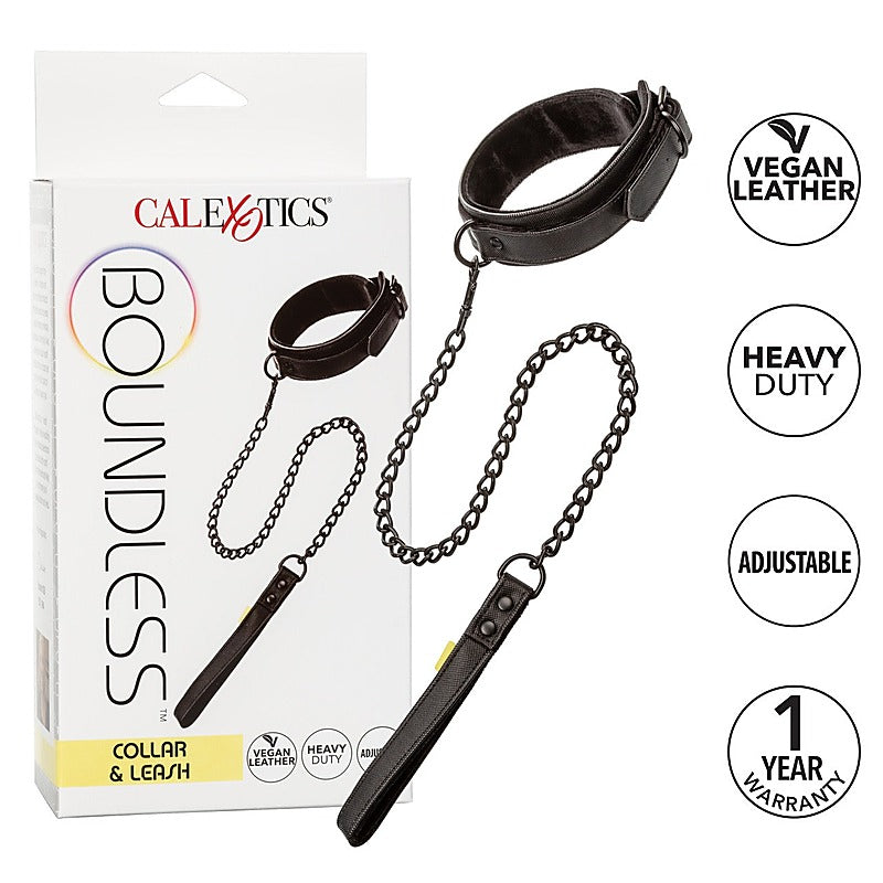 Boundless Bondage Collar and Leash by California Exotics - Collars and Leads