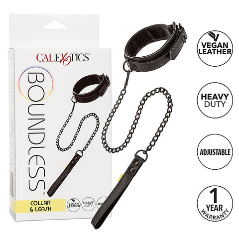 Boundless Bondage Collar and Leash by California Exotics - Collars and Leads