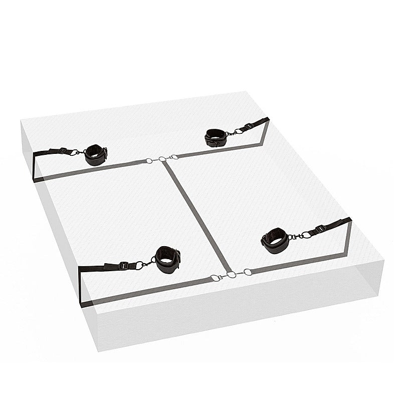CalExotics Boundless Bondage Play Bed Restraint - Cuffs and Restraints